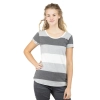 T-Shirt damski Chillaz ÖTZTAL GREY STRIPES